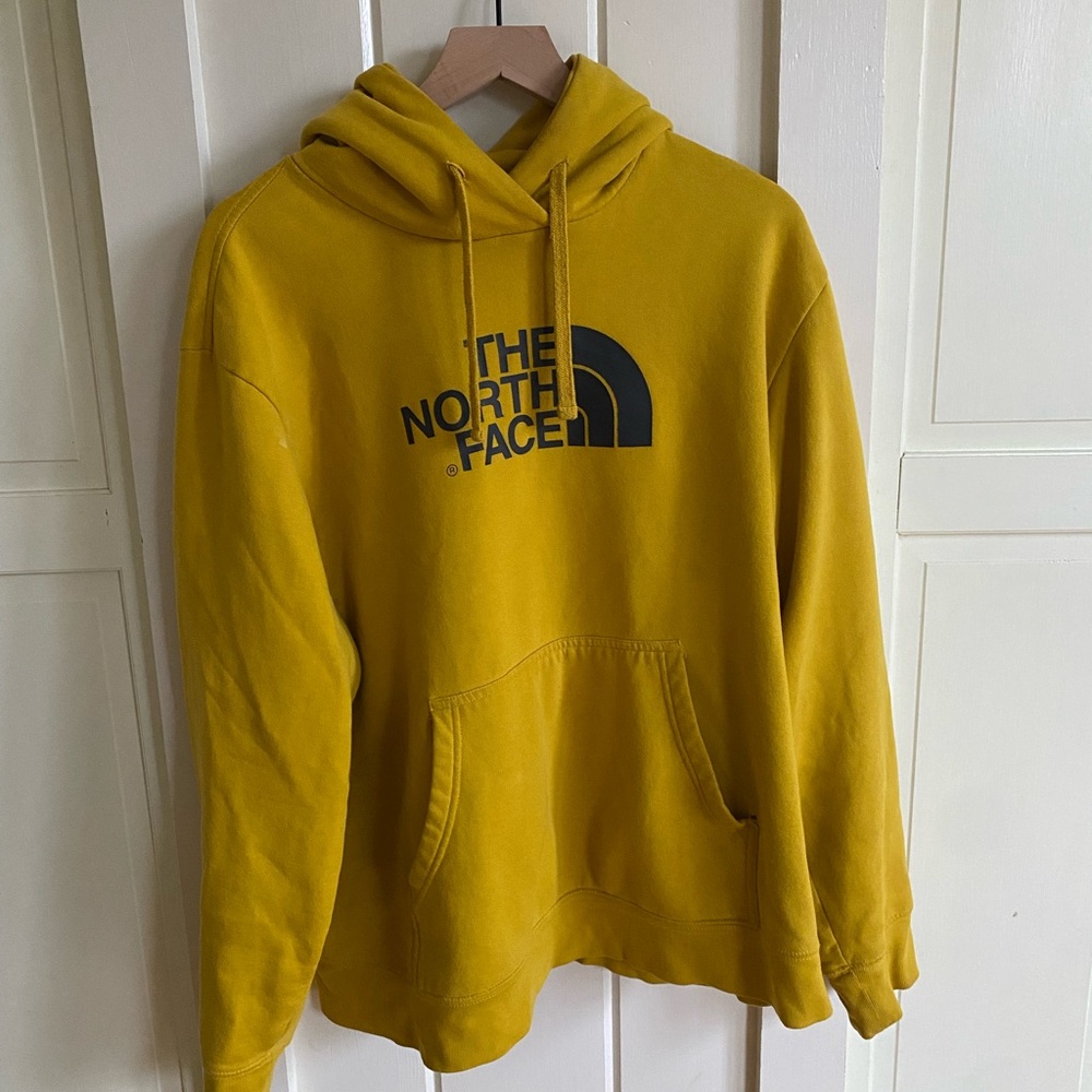 Men’s North Face Yellow Hoodie